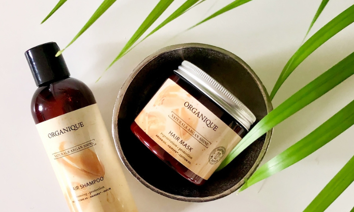 szampon i maska naturals Argan Shine